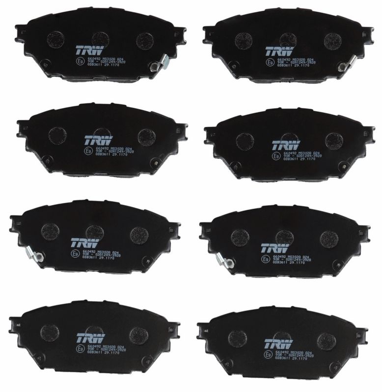 TRW GDB3611 Brake Pad Set, disc brake