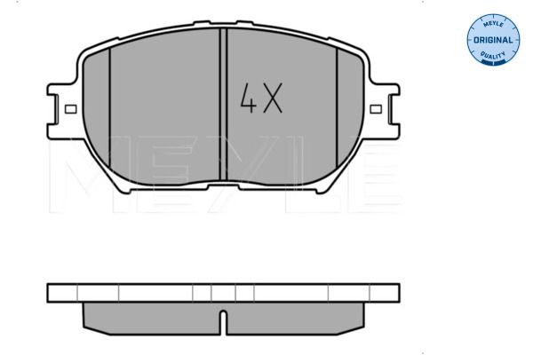 MEYLE 025 239 2817 Brake Pad Set, disc brake