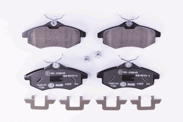 HELLA 8DB 355 010-161 Brake Pad Set, disc brake