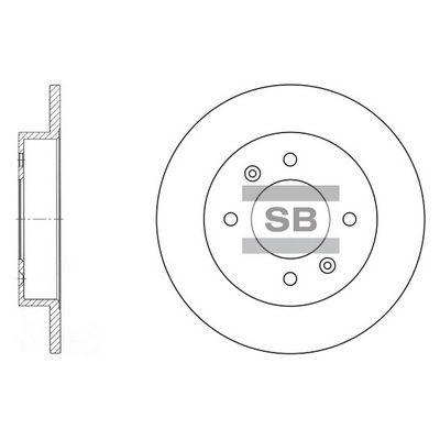 Гальмівний диск, Hi-Q SD1017