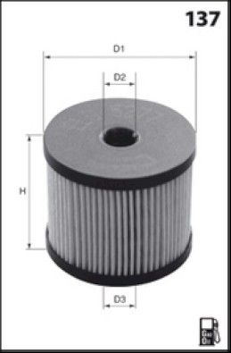 MISFAT Filtre à carburant F115