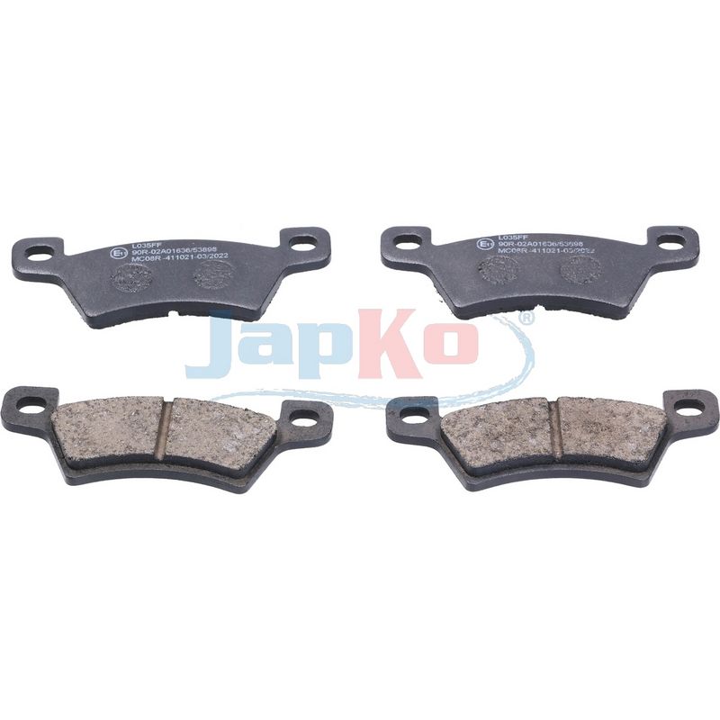 JAPKO 51MC08 - Brake Pad Set, disc brake
