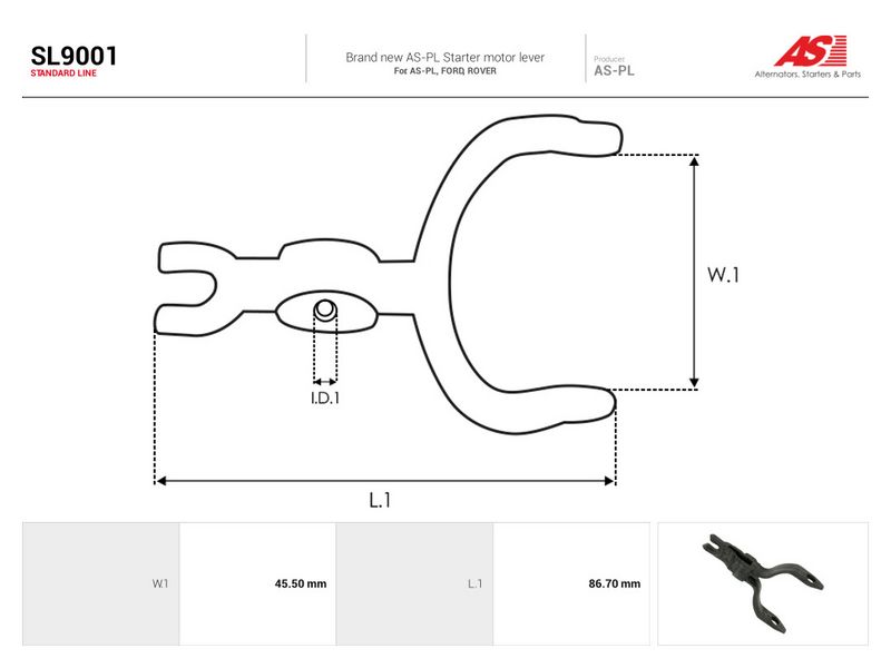 Starterihoob, Karburaator, AS-PL SL9001