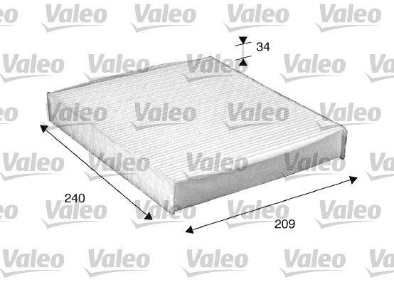 Фільтр, повітря у салоні, Valeo 698882