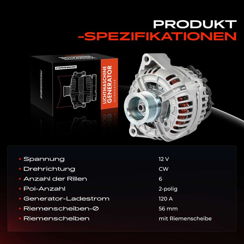 Frankberg 5481FB0029640 Alternator