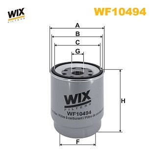 Palivový filtr WF10494