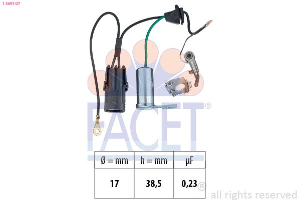 Ruptor, distribuitor FACET 1.3691/27