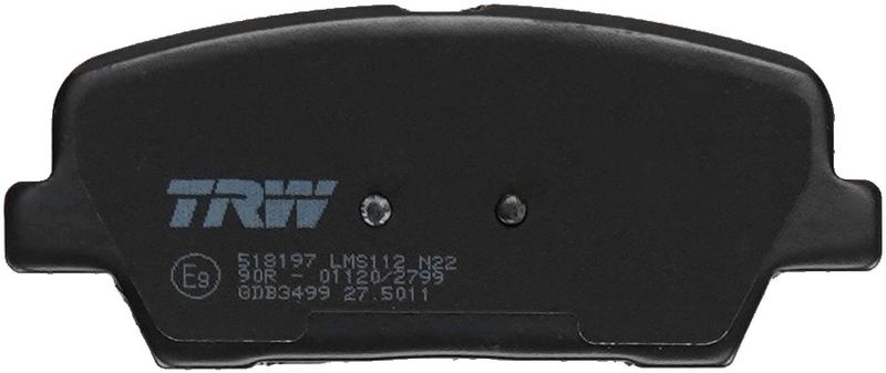 TRW GDB3499 Brake Pad Set, disc brake