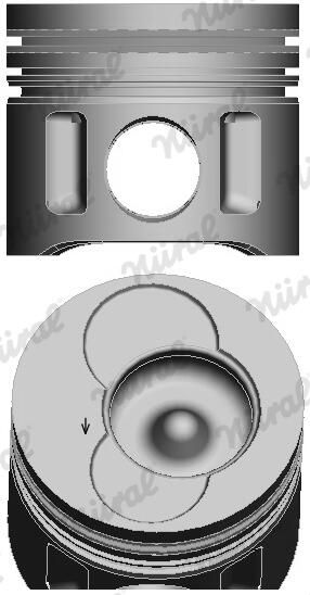 Поршень двигуна NURAL 8750150700 на VW TRANSPORTER / CARAVELLE Mk IV автобус (70XB, 70XC, 7DB, 7DW) - Фото 1