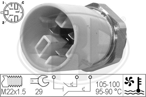 WILMINK GROUP hőkapcsoló, hűtőventilátor WG1777097