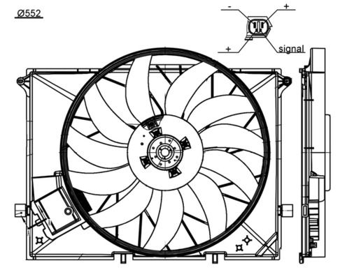 Product Image - Koelventilatorwiel - CFF172000S - MAHLE