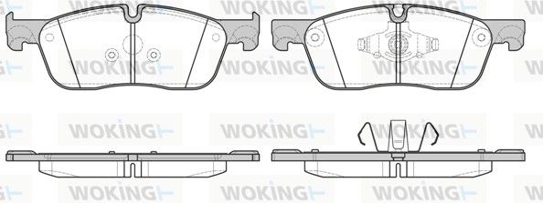 Колодки тормозные диск. перед. (пр-во Remsa) Land Rover Evogue 11> / Discovery Sport 14> (P17333.00) WOKING