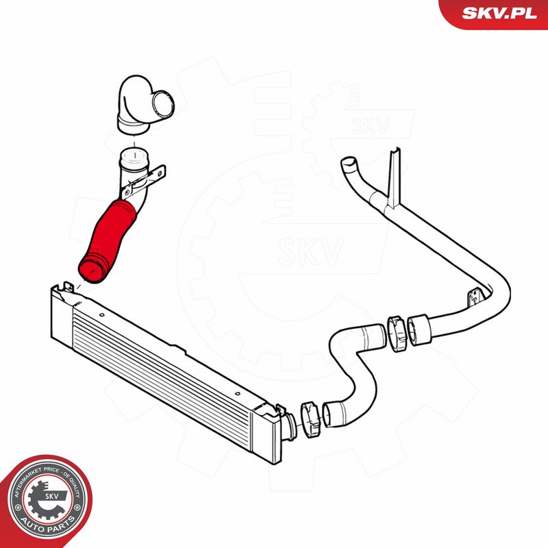 ESEN SKV 24SKV782 Charge Air Hose