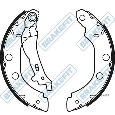 APEC Brake Shoe Set BSH1102