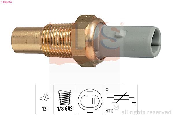 Sensor, temperatura del refrigerante