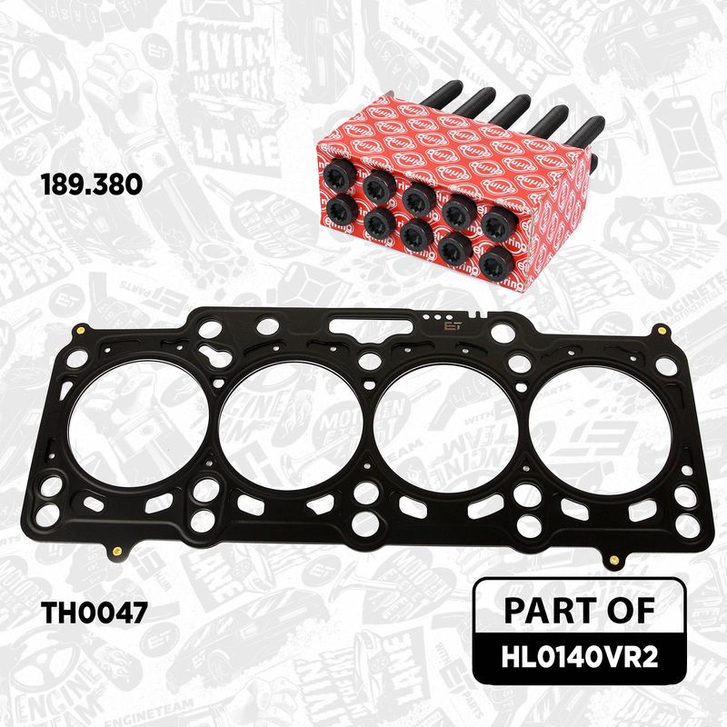 Product Image - Cilinderkop - HL0140VR2 - ET ENGINETEAM
