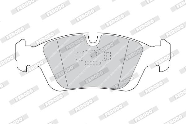 FERODO FDB725 Brake Pad Set, disc brake
