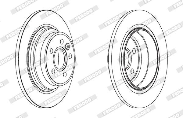 FERODO DDF1719 Brake Disc