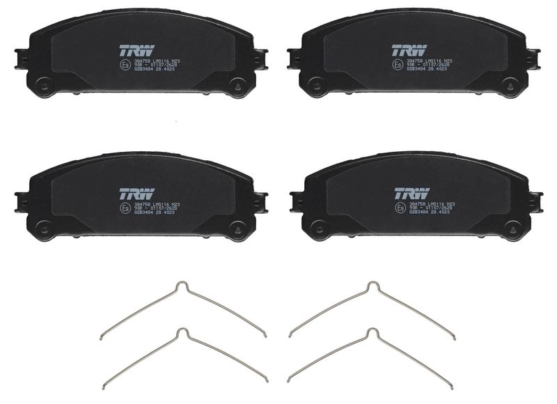 TRW GDB3484 Brake Pad Set, disc brake