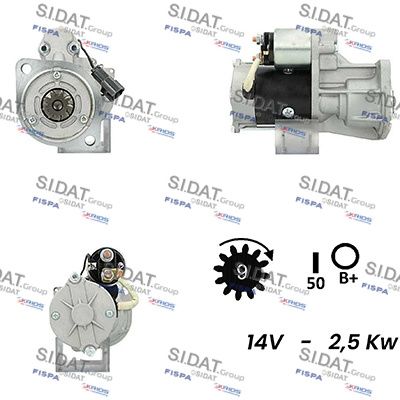 SIDAT önindító S12HT0419A2