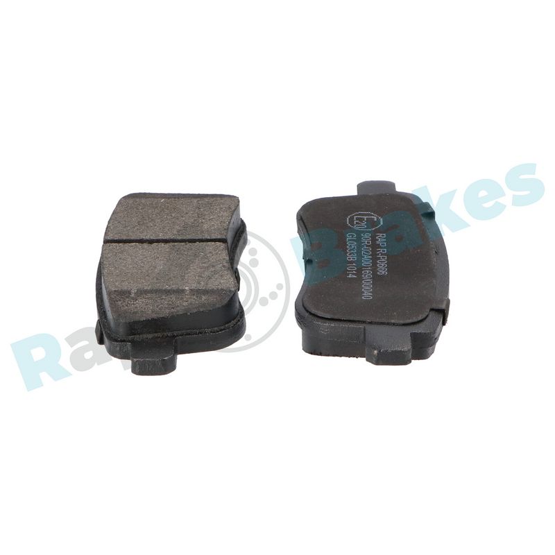 RAP BRAKES R-P0666 Brake Pad Set, disc brake