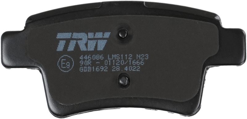 TRW GDB1692 Brake Pad Set, disc brake