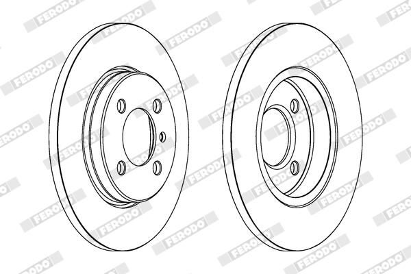 FERODO DDF062 Brake Disc