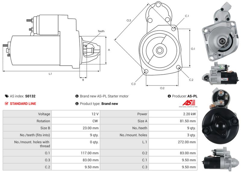 AS-PL S0132 Starter