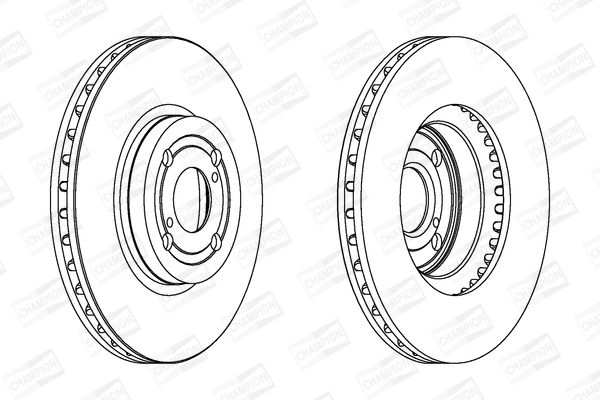 Гальмівний диск, Champion 562435