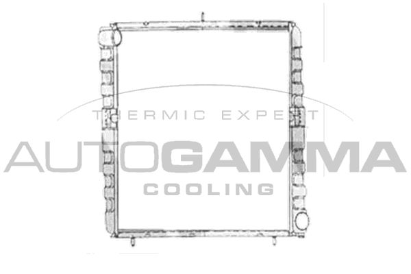 AUTOGAMMA hűtő, motorhűtés 102971