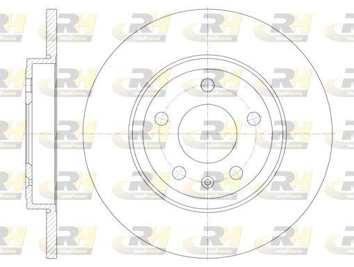 Гальмівний диск, Roadhouse 61011.00
