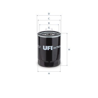 UFI hidraulikus szűrő, automatikus váltó 23.753.00