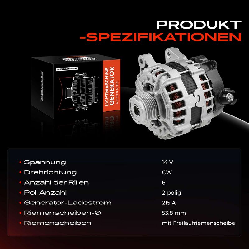 Frankberg 5481FB0001920 Generatorius
