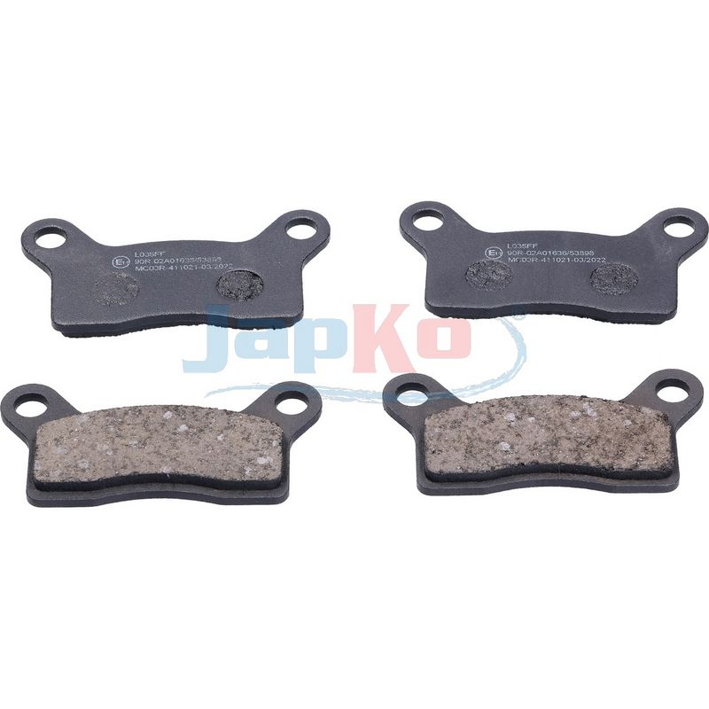 JAPKO 51MC03 - Brake Pad Set, disc brake