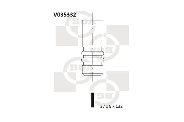 Випускний клапан, Bg Automotive V035332