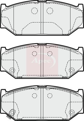 APEC Brake Pad Set, disc brake PAD1823