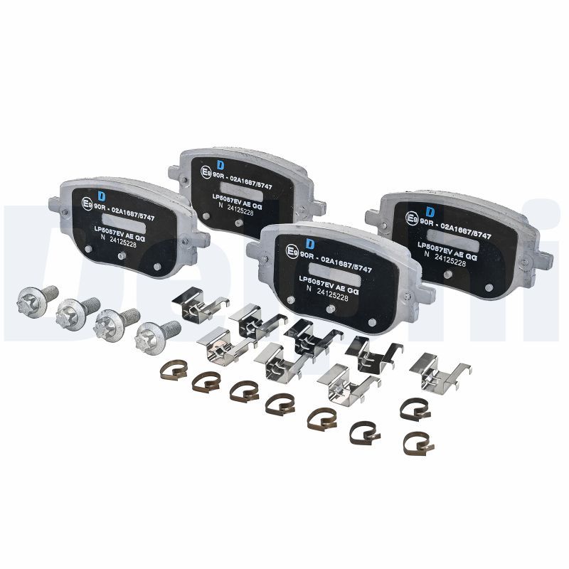 Set placute frana,frana disc LP5057EV DELPHI