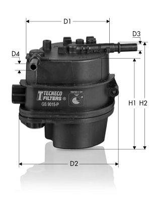 Фільтр палива, Tecneco GS9015-P