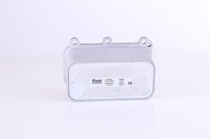 Õliradiaator, mootoriõli, NISSENS 91253