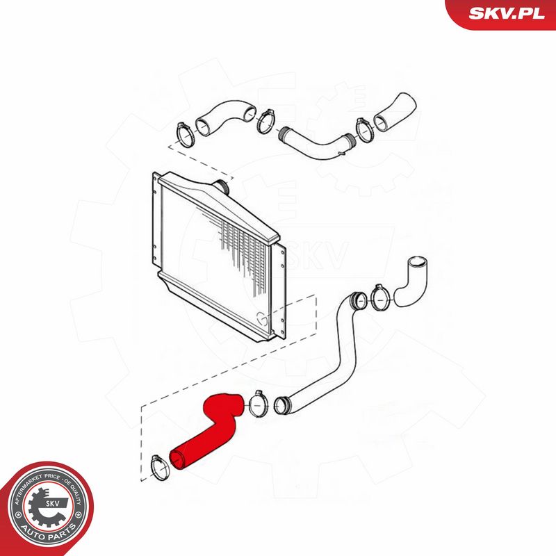 ESEN SKV 43SKV020 Charge Air Hose