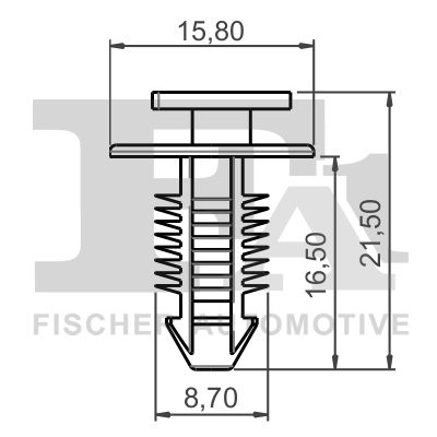 FA1 33-10035.5 Clip, trim/protection strip