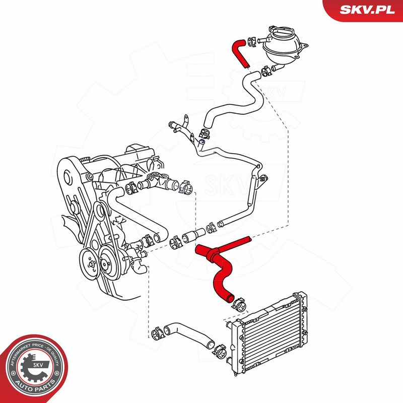 ESEN SKV 43SKV700 Radiator Hose