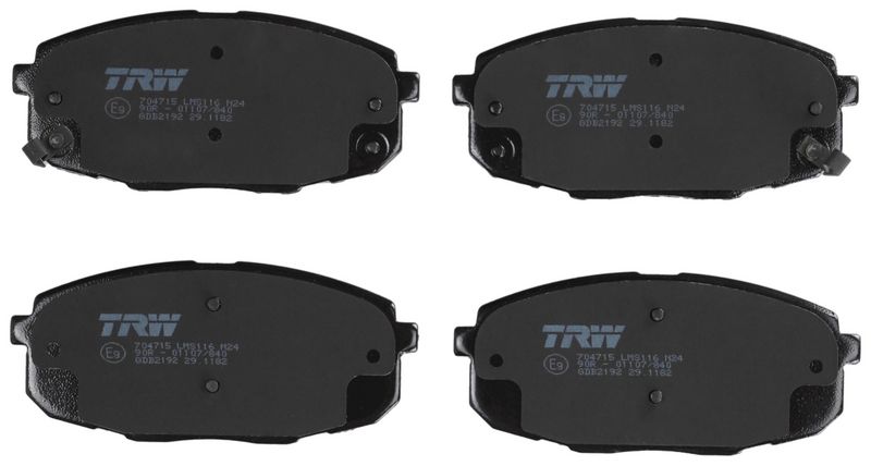 TRW GDB2192 Brake Pad Set, disc brake