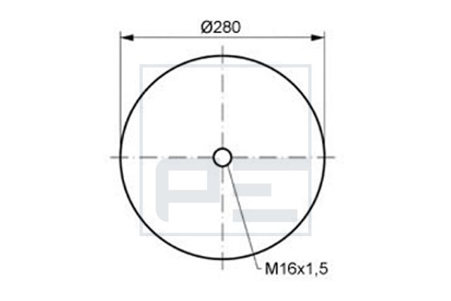 Mech, pneumatické odpružení 084.111-75A