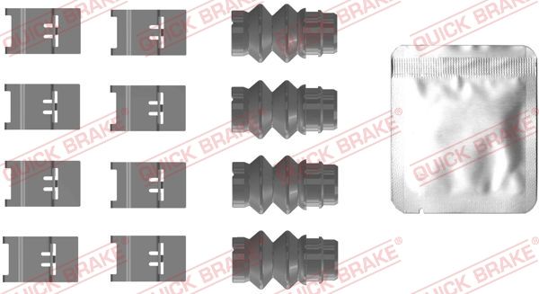 Комплект приладдя, накладка дискового гальма, Quick Brake 109-0110