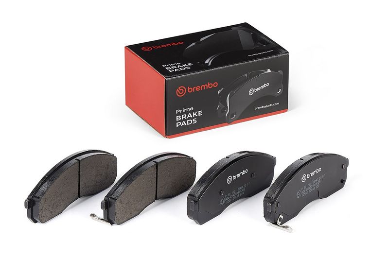 Piduriklotsi komplekt, ketaspidur, BREMBO P 30 155