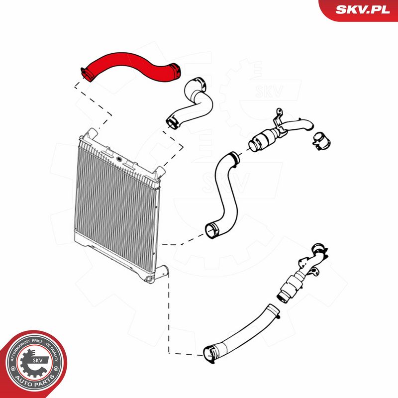 ESEN SKV 24SKV666 Charge Air Hose