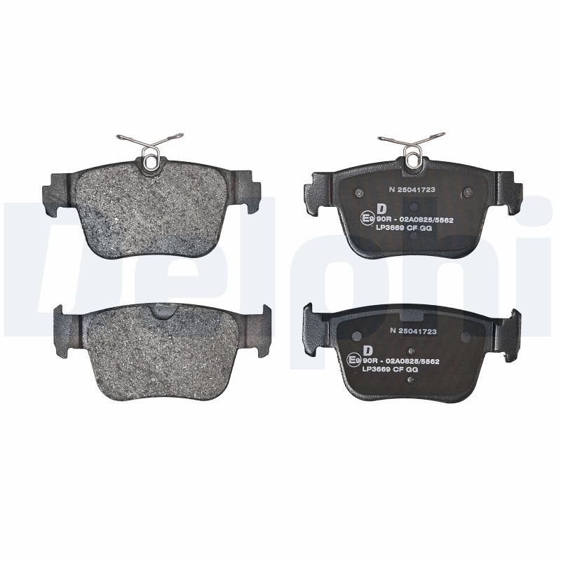 Piduriklotsi komplekt, ketaspidur, DELPHI LP3669