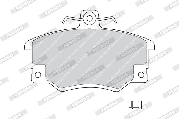 FERODO FDB370 Brake Pad Set, disc brake