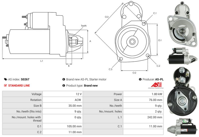 AS-PL S0267 Starter